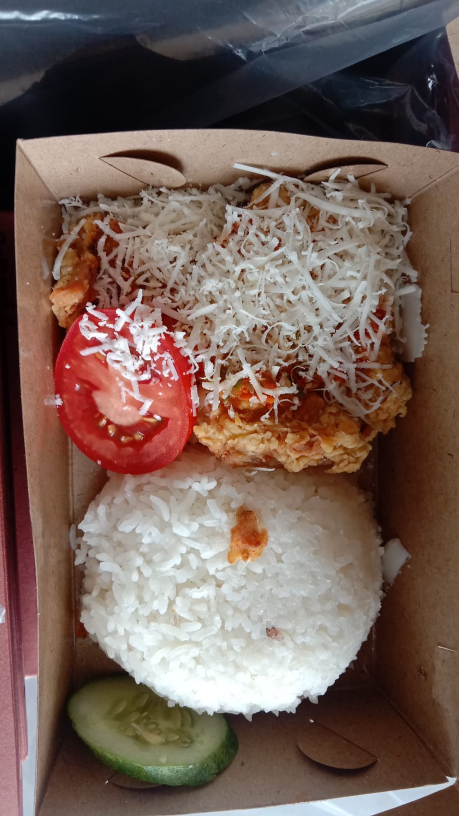 Nasi Ayam Geprek Keju